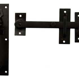Quest Hardware: Heavy Duty Suffolk Gate Latch Black